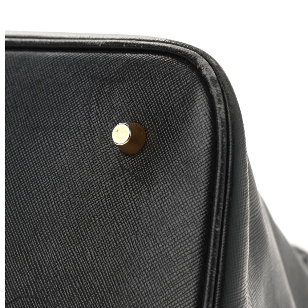 Authentic PRADA Saffiano Lux Large Promenade Tote in Black - Picture 5 of 11
